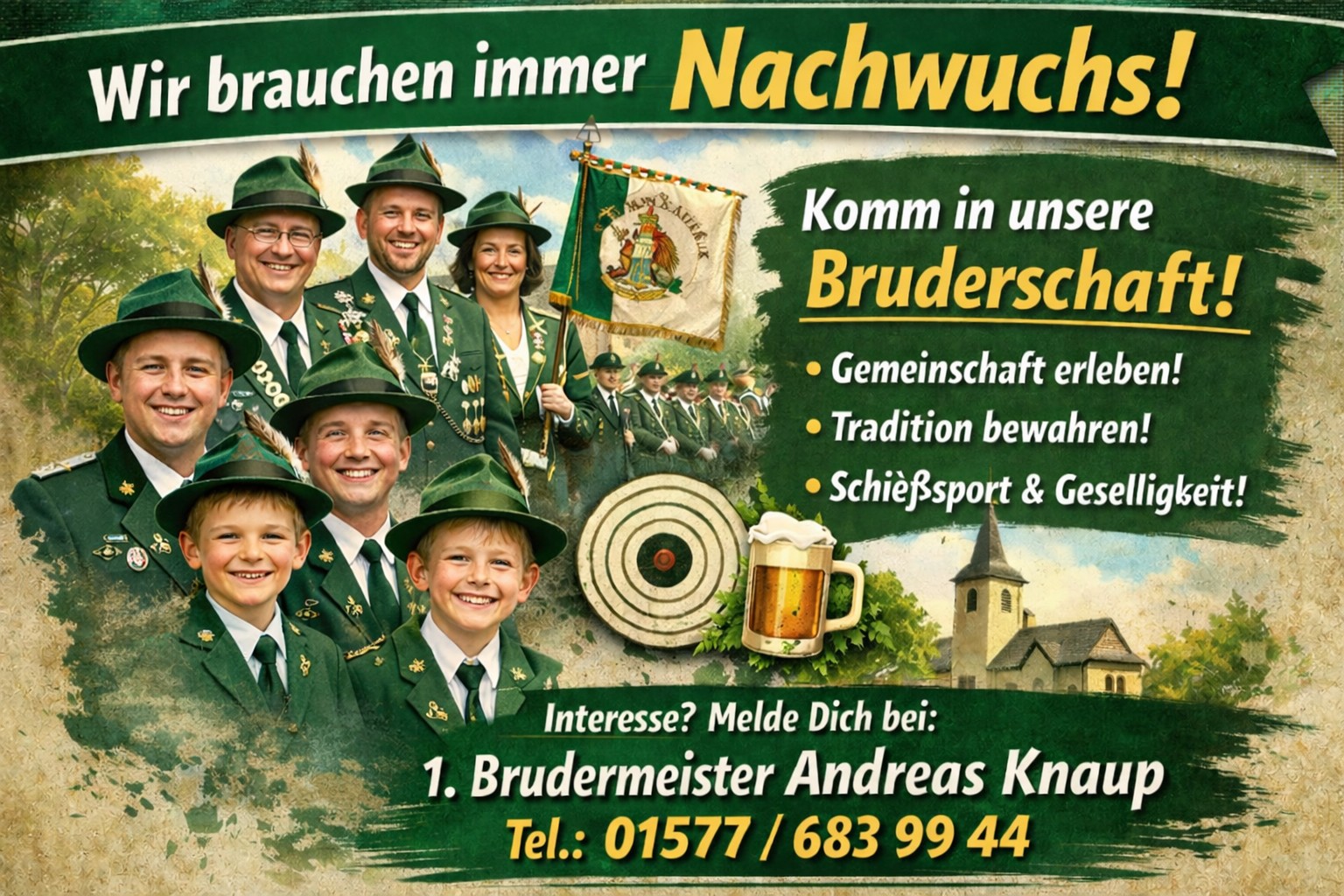 Nachwuchs bei der Bruderschaft